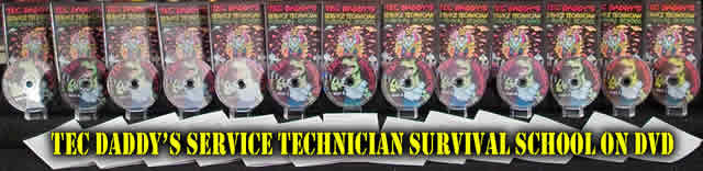 TEC DADDY'S SERVICE TECHNICIAN SURVIVAL SCHOOL DVD